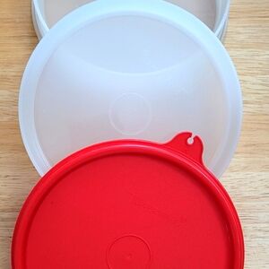 Tupperware LARGE Hamburger Keepers